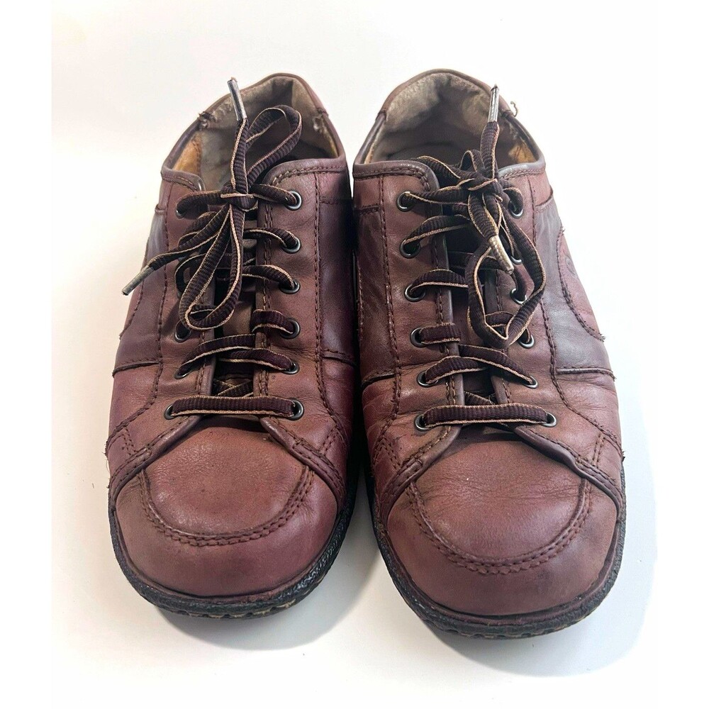 Born Brown Leather Lace-Up Casual Sneakers Men's US 10.5 EU 44.5 M6670